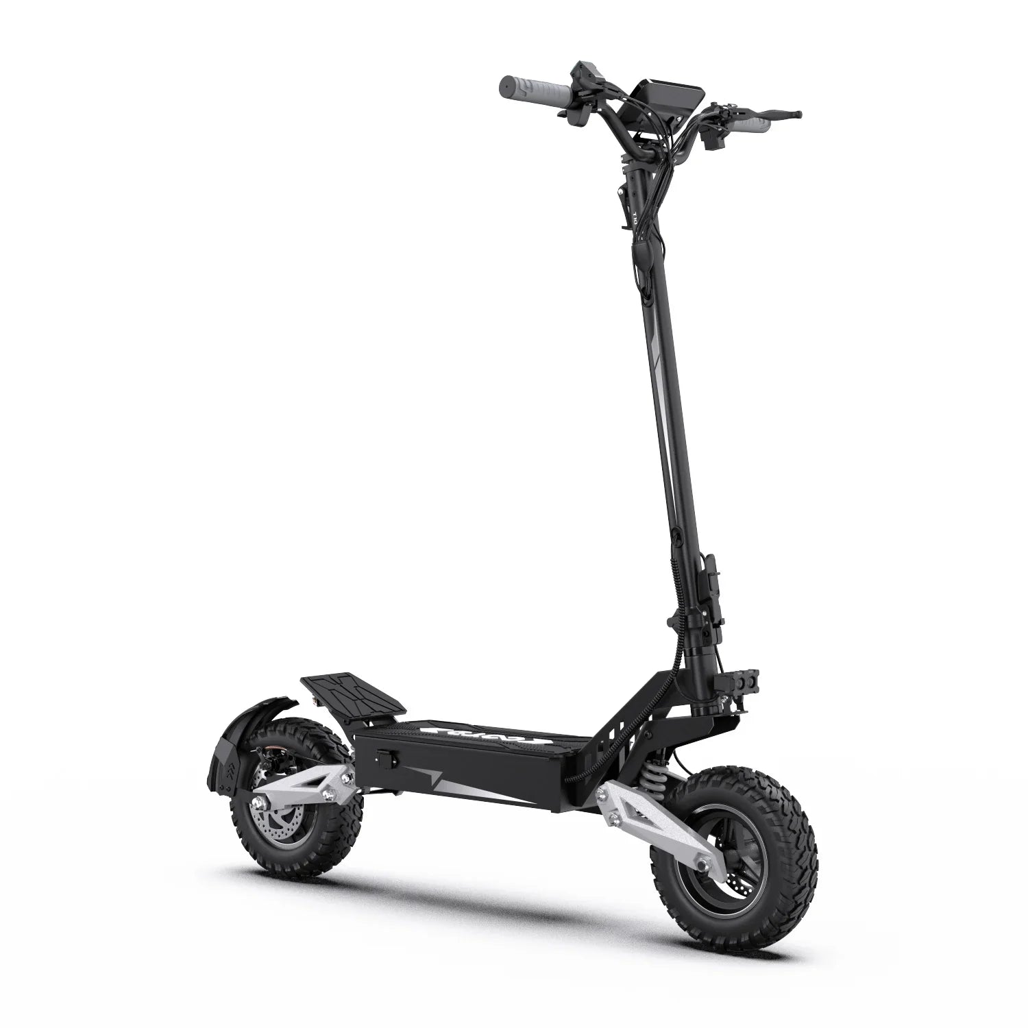 Trottinette électrique OOTD T10 - 18Ah 500W 48V 11'' Pliable avec Frein à Disque Câble - Noir Gris