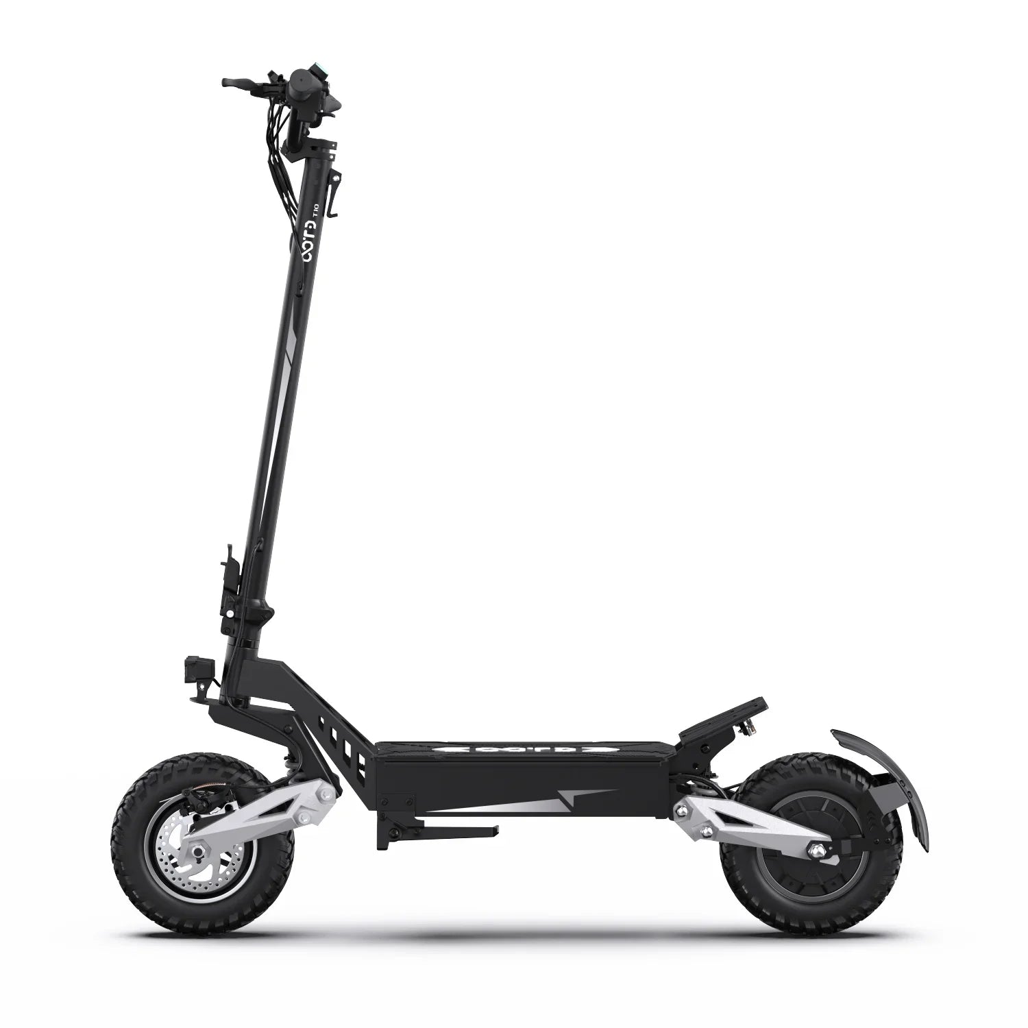 Trottinette électrique OOTD T10 - 18Ah 500W 48V 11'' Pliable avec Frein à Disque Câble - Noir Gris