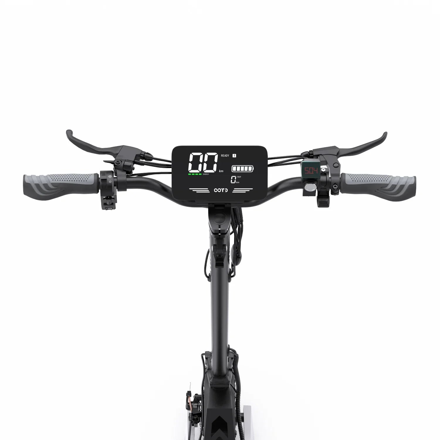 Trottinette électrique OOTD T10 - 18Ah 500W 48V 11'' Pliable avec Frein à Disque Câble - Noir Gris