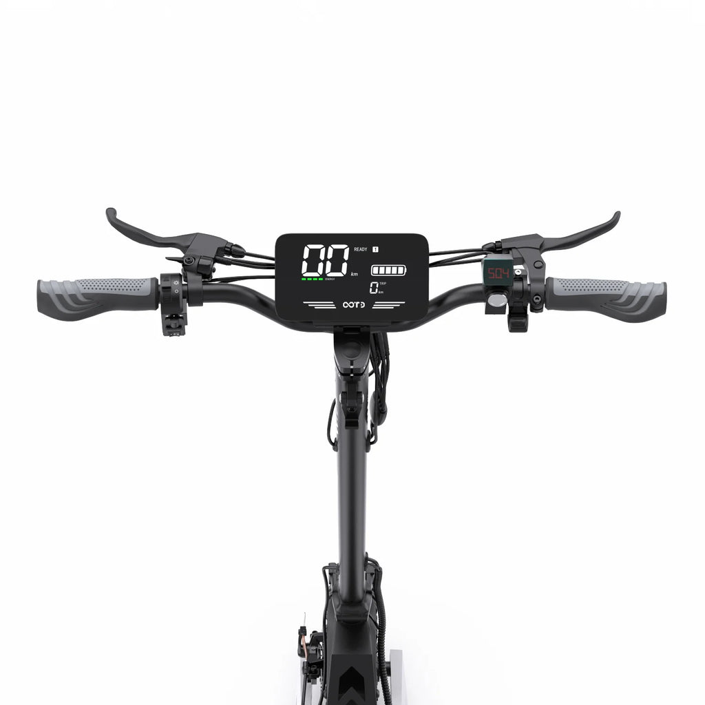 Trottinette Électrique OOTD T10 - Moteur 500W Batterie 48V13.5AH 11" Pouces Roues Freins à Disque - Noir Gris