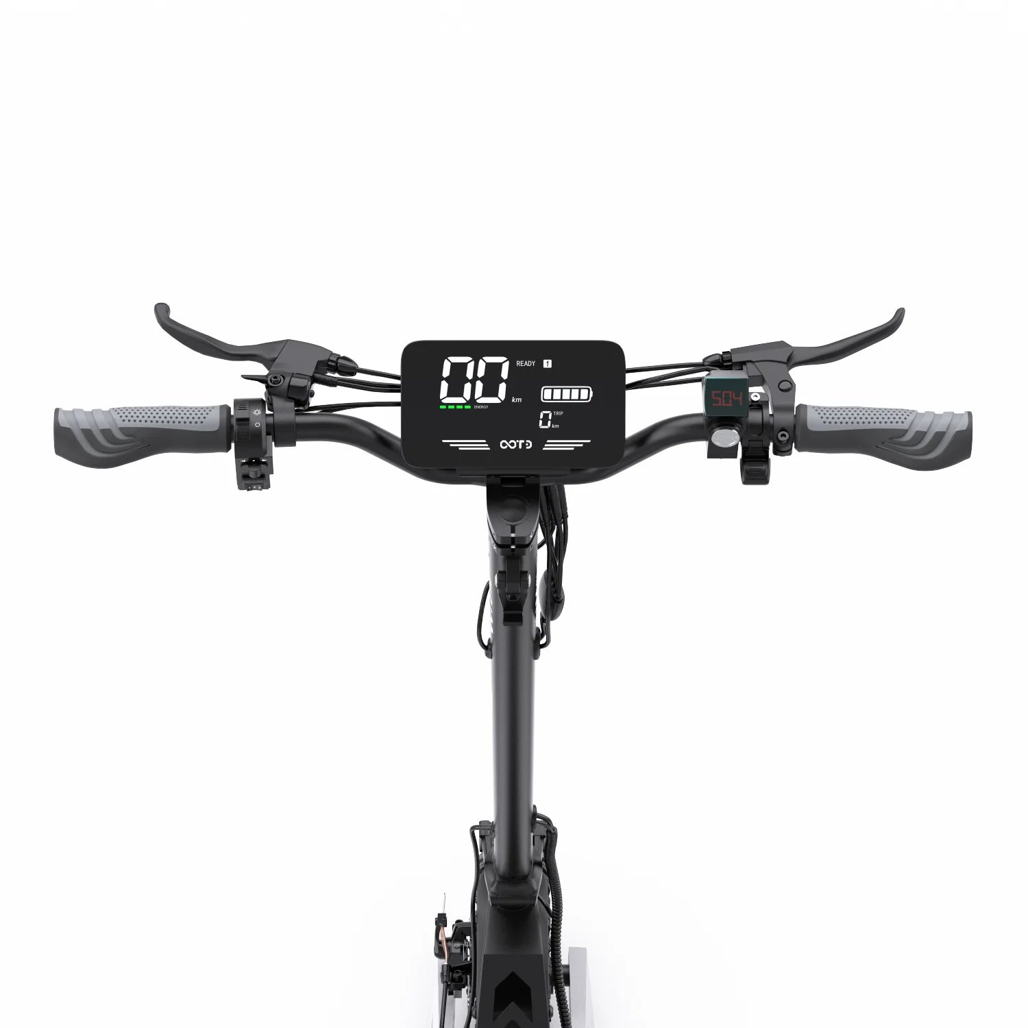 Trottinette Électrique OOTD T10 - Moteur 500W Batterie 48V13.5AH 11" Pouces Roues Freins à Disque - Noir Gris