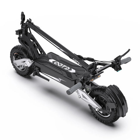 Trottinette Électrique OOTD T10 - Moteur 500W Batterie 48V13.5AH 11" Pouces Roues Freins à Disque - Noir Gris