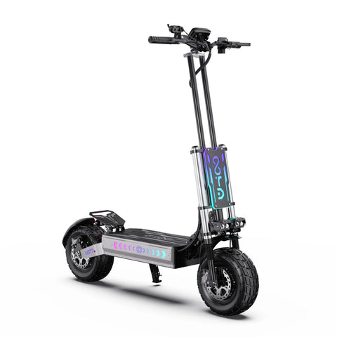 Trottinette Électrique OOTD T90  - Moteur 2100W*2 Batterie 60V31.2AH 13" Pouces Roue Frein Hydraulique - Noir Gris