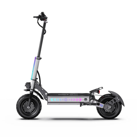Trottinette Électrique OOTD T90  - Moteur 2100W*2 Batterie 60V31.2AH 13" Pouces Roue Frein Hydraulique - Noir Gris