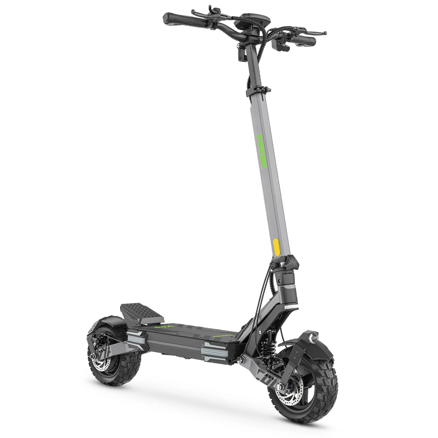 VIPCOO VC-VS6 Trottinette Électrique - Moteur 1000W Batterie 48V18.2Ah Pneus 10" Pliable Freins à Disque Mécaniques - Gris
