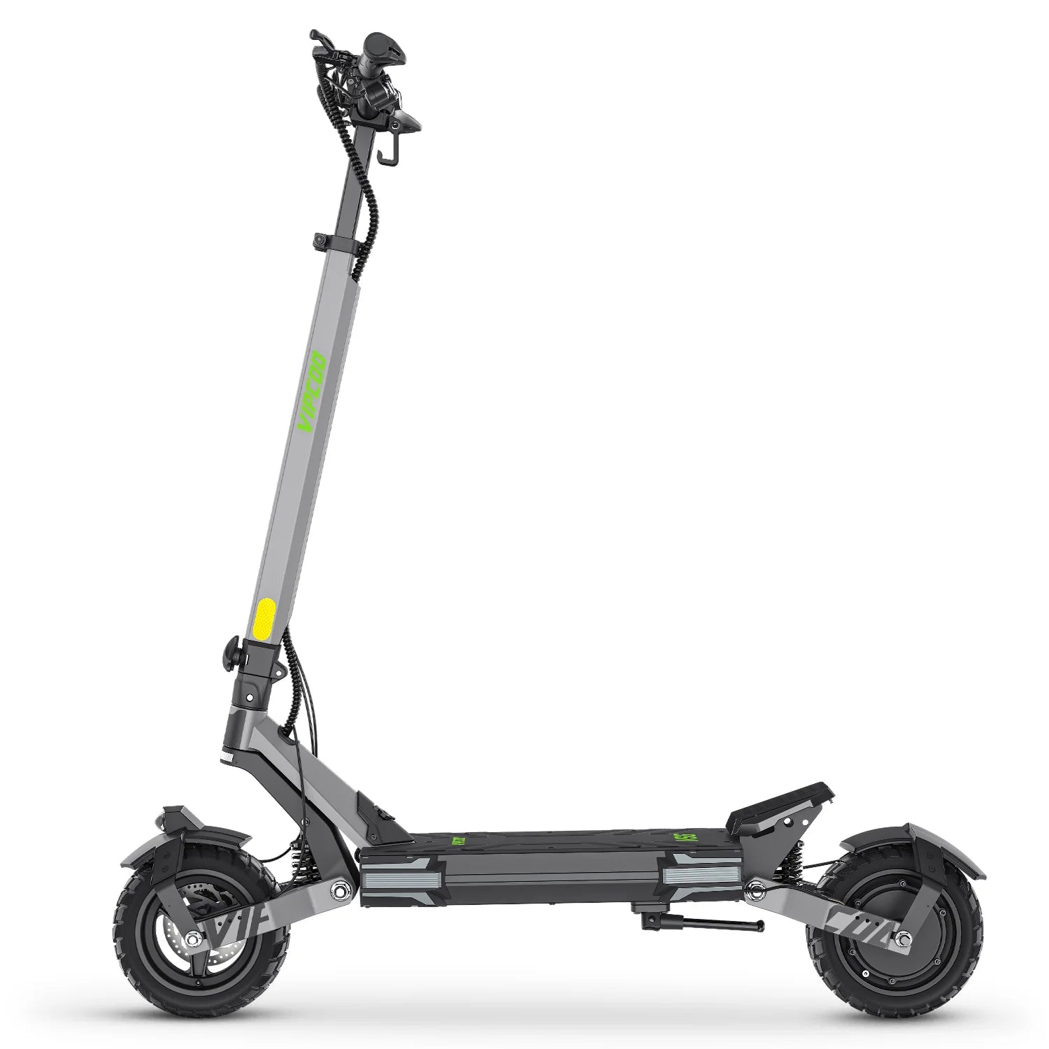 VIPCOO VC-VS6 Trottinette Électrique - Moteur 1000W Batterie 48V18.2Ah Pneus 10" Pliable Freins à Disque Mécaniques - Gris