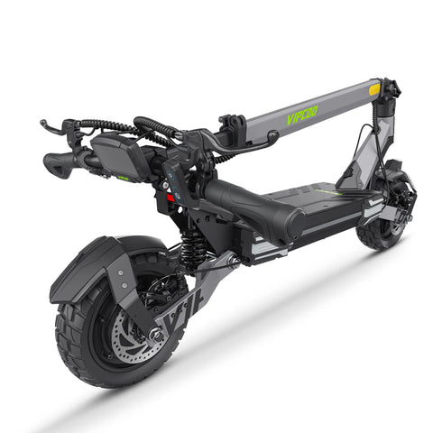 VIPCOO VC-VS6 Trottinette Électrique - Moteur 1000W Batterie 48V18.2Ah Pneus 10" Pliable Freins à Disque Mécaniques - Gris