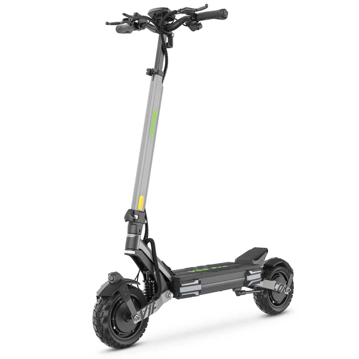 VIPCOO VC-VS6 PRO Trottinette Électrique - Moteur  2400W Batterie 52V20.8Ah Pneus 10" Pliable Freins à Disque Mécaniques - Gris