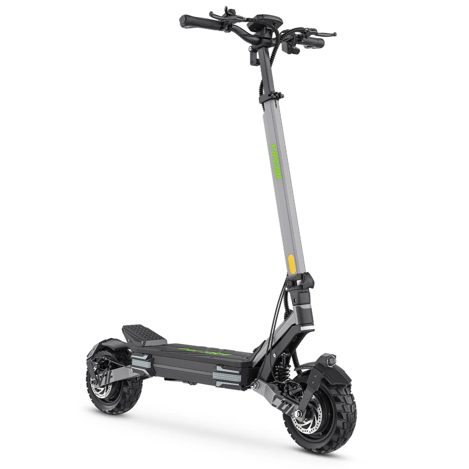 VIPCOO VC-VS6 PRO Trottinette Électrique - Moteur  2400W Batterie 52V20.8Ah Pneus 10" Pliable Freins à Disque Mécaniques - Gris
