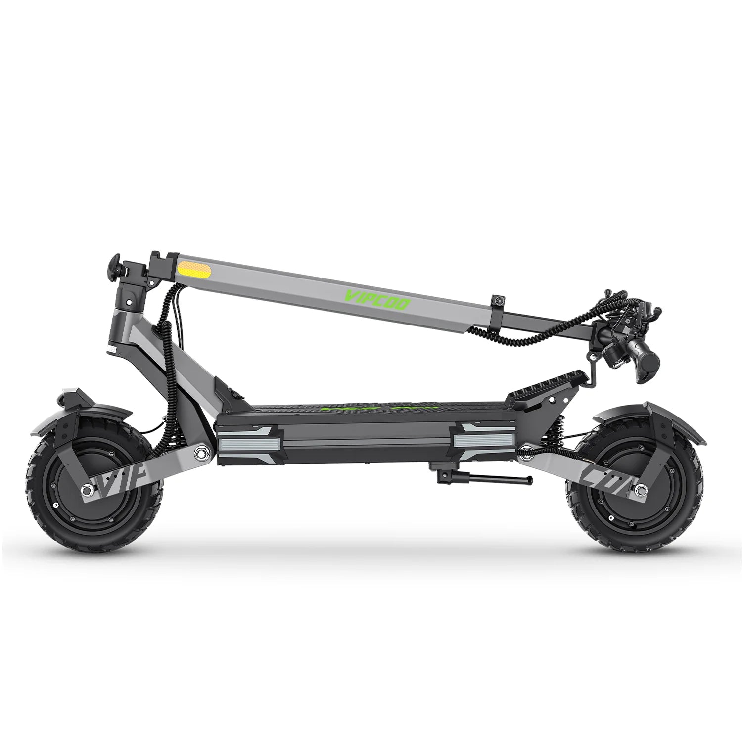 VIPCOO VC-VS6 PRO Trottinette Électrique - Moteur  2400W Batterie 52V20.8Ah Pneus 10" Pliable Freins à Disque Mécaniques - Gris