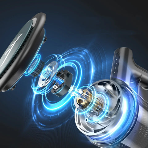Aspirateur à main Teendow P11Pro - 250W 126000Pa Batterie  2200mAh Autonomie 30min 2.65kg Parfait Voiture - Noir