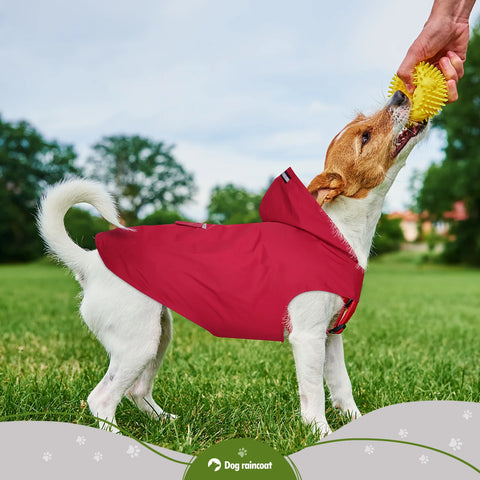 Zellar Z-RC006 Imperméable pour chien -  tissu sport  réflecteur - 6XL - Rouge