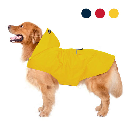 Zellar Z-RC-024 Imperméable pour chien  - avec bandes réfléchissantes - 6XL -Jaune