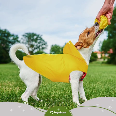 Zellar Z-RC004 Imperméable pour chien  - tissu sport réflecteur facile  - 4XL  - Jaune