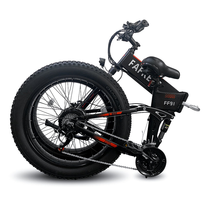 Electric Bike Fafrees FF91 26" Fat Bike Foldable E-Mountain Bike 1000W 10Ah Battery Max Speed 25km/h