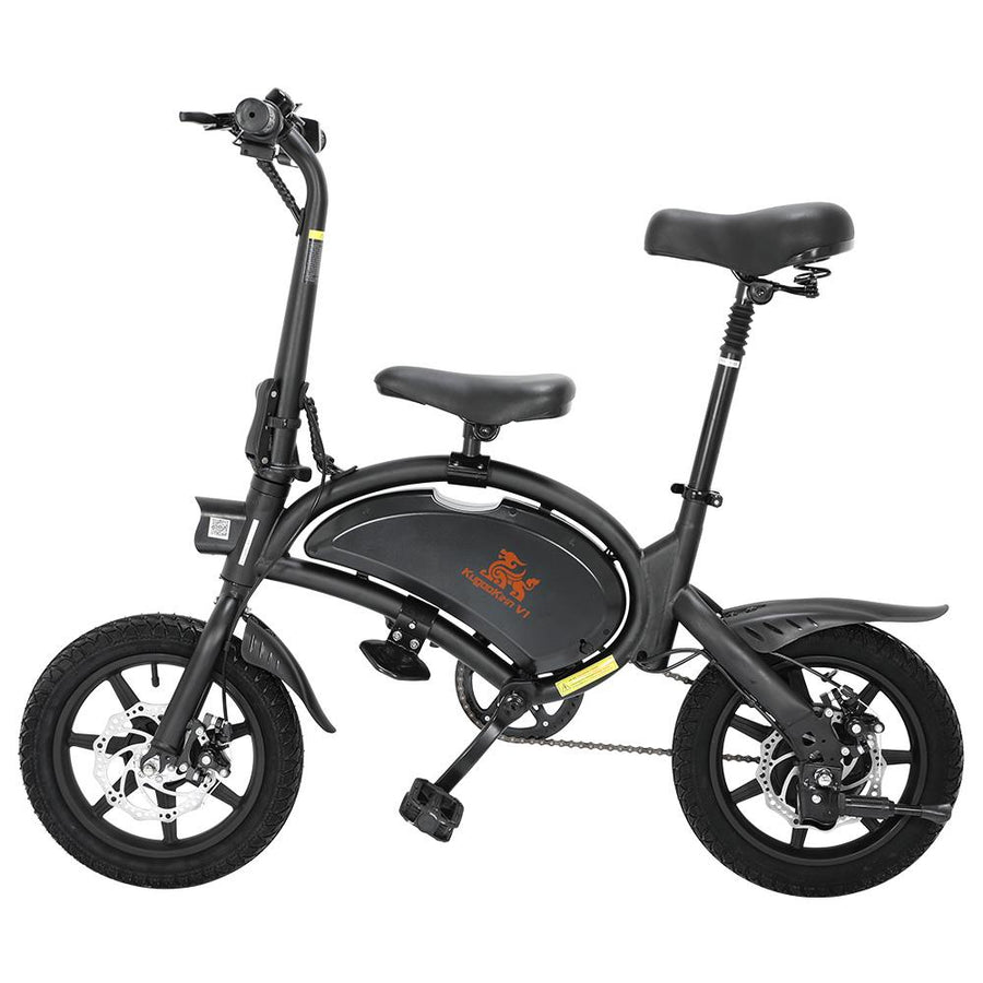 Vélo électrique pliant Kugoo Kirin V1(B2) 400W - Autonomie 25KM - Freins à disque - Noir