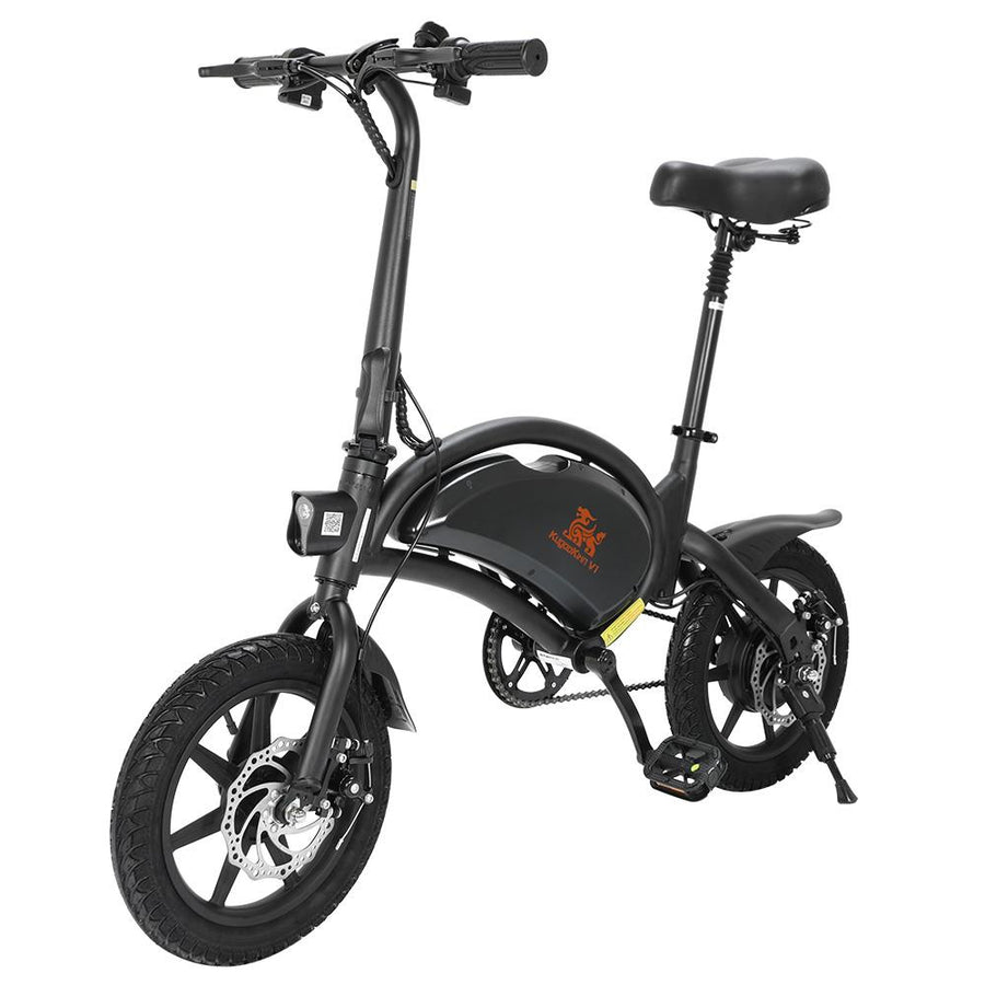 Vélo électrique pliant Kugoo Kirin V1(B2) 400W - Autonomie 25KM - Freins à disque - Noir