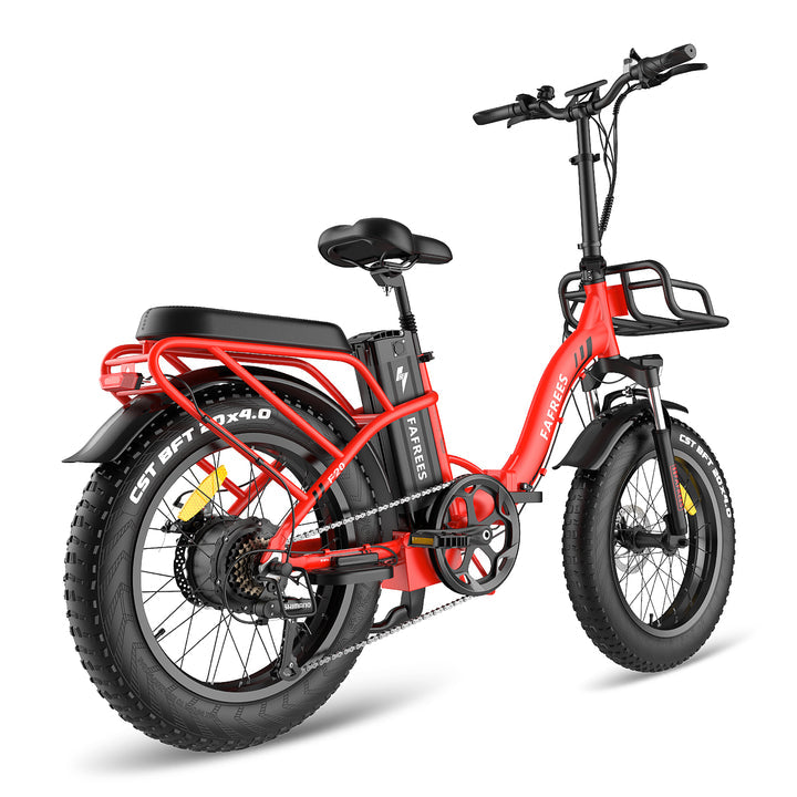 Fafrees F20 MAX Fatbike Ebike Vélo pliant 20" avec batterie 48V 18AH,feu de frein pour homme Shimano 7S 54 N.m, vélo électrique pliable pour femme, vélo électrique 150 kg