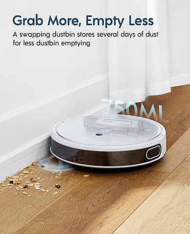 YEEDI Mop Station : Robot Aspirateur avec Puissance d'Aspiration de 2500Pa | Autonomie 200 min