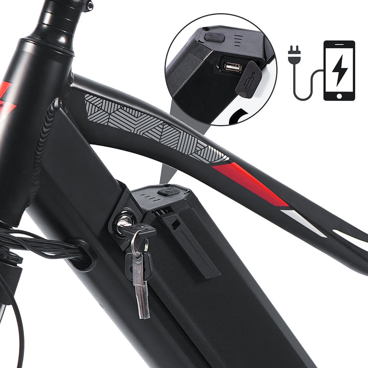 Electric Bike FAFREES F100  48V 250W 11.6AH Battery 26-Inch Air Tire Max Speed 34km/h