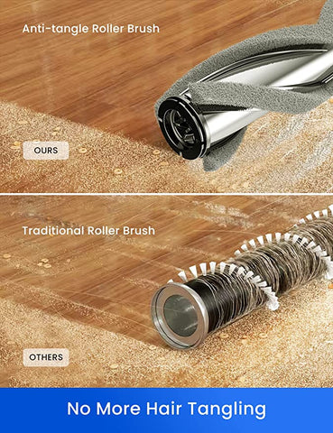 PROSCENIC P12 - Aspirateur balai sans fil - 33 kPa - Puissant - Anti-enchevêtrement - Lumière LED Vertect™ - Autonomie 60min - 4 Vit