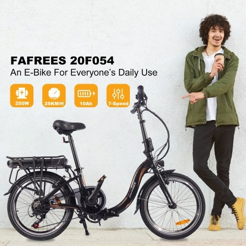 Electric Bicycle Fafrees 20F054 Folding 10Ah Battery 36V 250W Motor Top Speed 25km/h