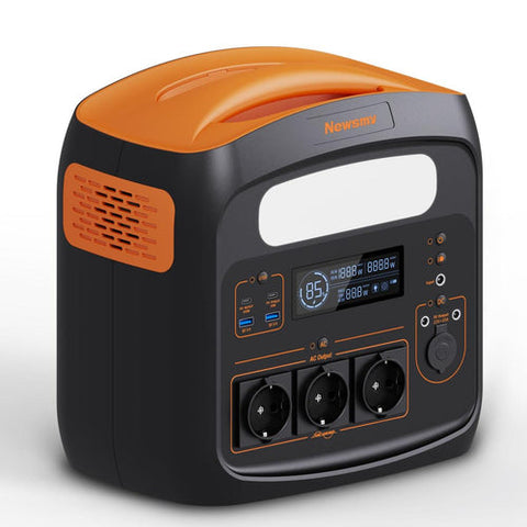 Newsmy N7576 Portable Power Station 576Wh LiFePO4 Battery Pure Sine Wave 180000mAh Battery Backup Supply 230V External Solar Generator