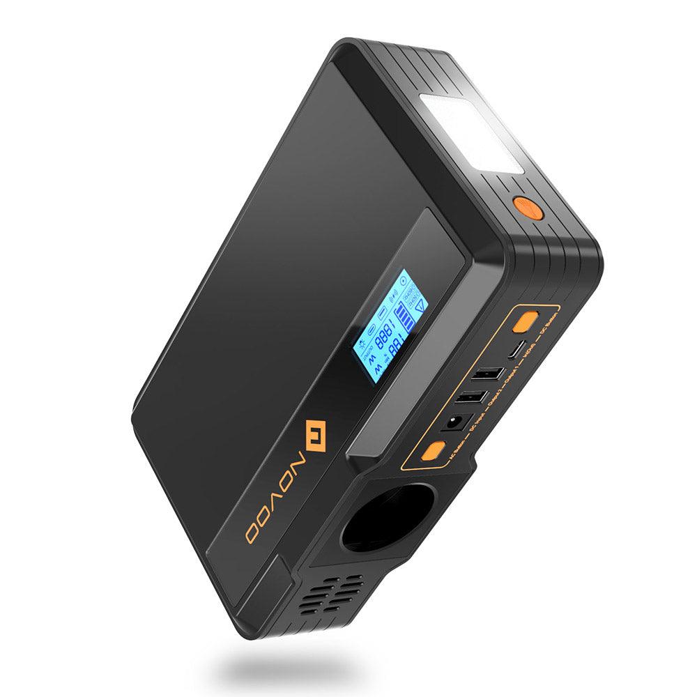 NOVOO SPS100 - Batterie Externe 148Wh, Chargeur Portable 100W AC, Type-C PD 60W, 2 Ports USB-A