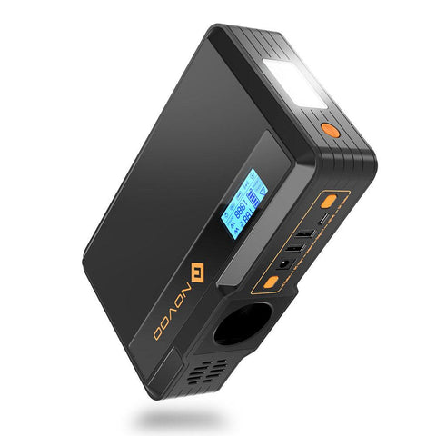 NOVOO SPS100 - Batterie Externe 148Wh, Chargeur Portable 100W AC, Type-C PD 60W, 2 Ports USB-A